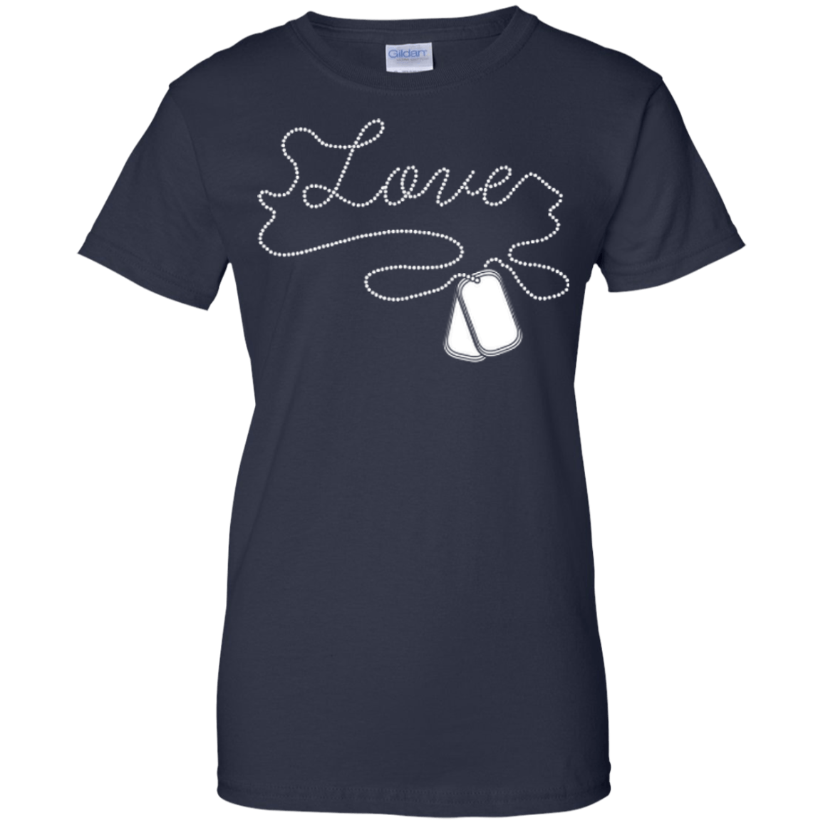 I'm A Soldier Love Military-T-Shirt & Hoodie-Women's T-Shirt-Navy