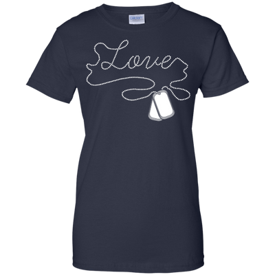 I'm A Soldier Love Military-T-Shirt & Hoodie-Women's T-Shirt-Navy