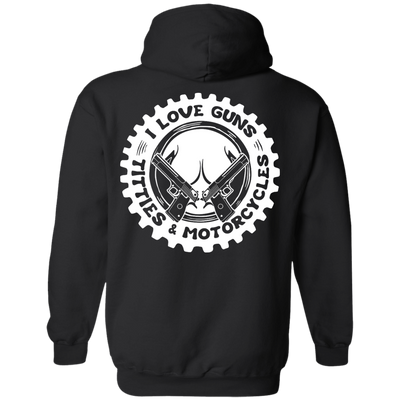 I Love Guns Titties Motorcycles-T-Shirt & Hoodie-