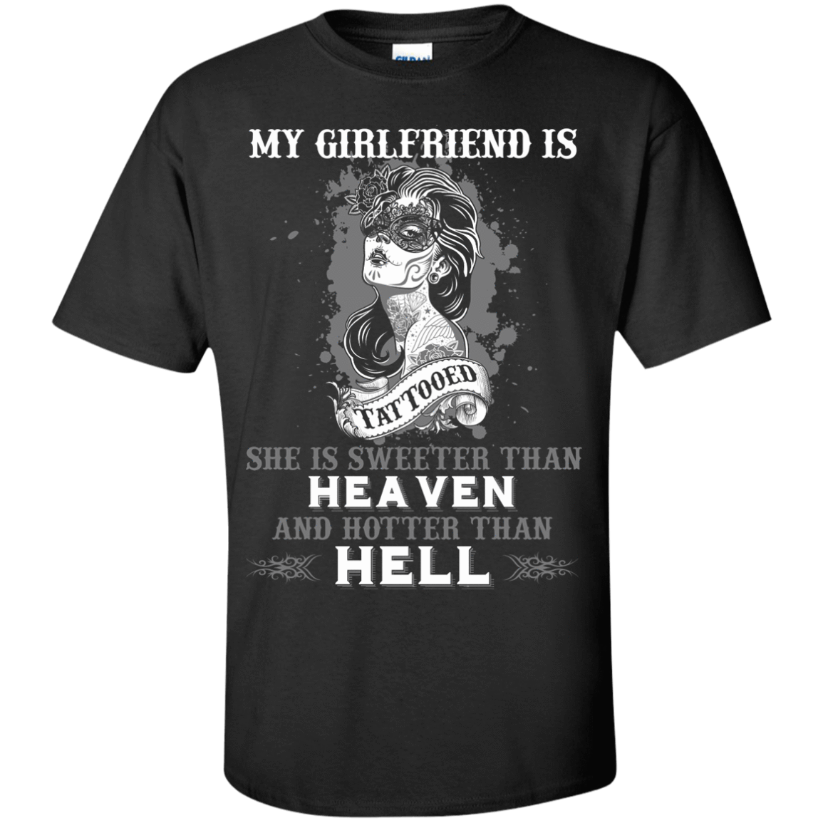 My Girlfriend Is Tattooted-T-Shirt & Hoodie-Classic T-Shirt-Black