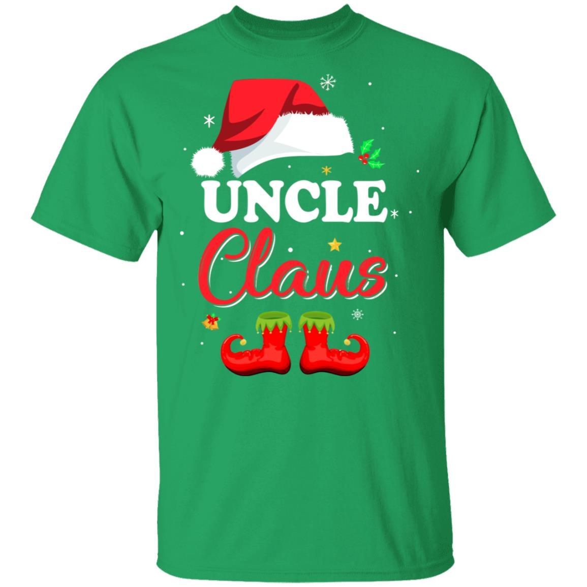 Santa Uncle Claus Matching Family Pajamas Christmas Gifts-T-Shirt & Sweatshirt-Classic T-Shirt-Irish Green