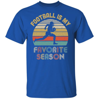 Football Is My Favorite Season Vintage-T-Shirt & Hoodie-Classic T-Shirt-Royal