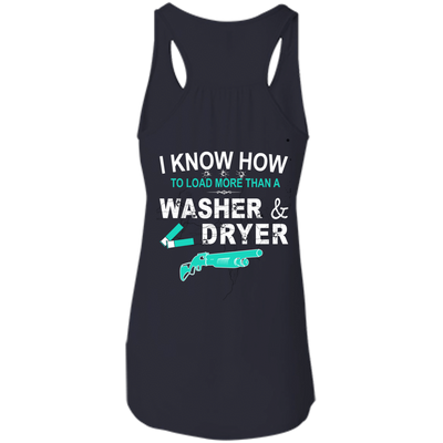More Than A Washer and Dryer-T-Shirt & Hoodie-Women's Flowy Racerback Tank-Midnight