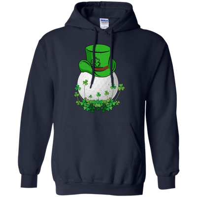 Shamrock Golf Leprechaun St Patricks Day-T-Shirt & Hoodie-Pullover Hoodie-Navy