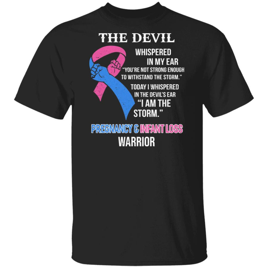 I Am The Storm Support Pregnancy Infant Loss Awareness-T-Shirt & Hoodie-Classic T-Shirt-Black