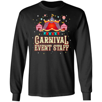 Carnival Event Staff Circus Party Carnival Distressed-T-Shirt & Hoodie-Long Sleeve T-Shirt-Black