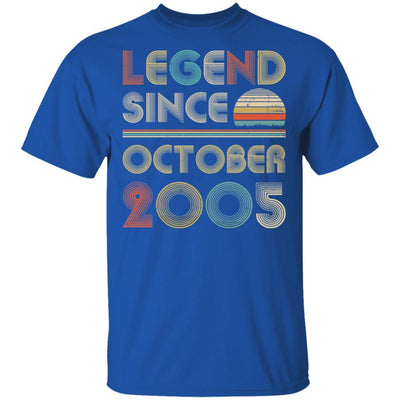 Legend Since October 2005 Vintage 16th Birthday Gifts-T-Shirt & Hoodie-Classic T-Shirt-Royal