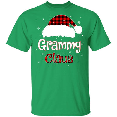 Santa Grammy Claus Red Plaid Family Pajamas Christmas Gift-T-Shirt & Sweatshirt-Classic T-Shirt-Irish Green