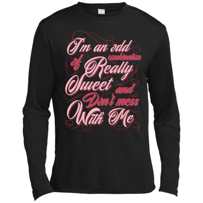 I'm An Odd Combination Really Sweet-T-Shirt & Hoodie-Long Sleeve T-Shirt-Black