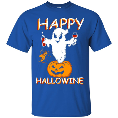 Happy Hallowine - Halloween Wine-T-Shirt & Hoodie-Classic T-Shirt-Royal
