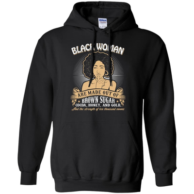 Black Girls Made Of-T-Shirt & Hoodie-Pullover Hoodie-Black