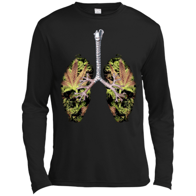 My Weed Lungs-T-Shirt & Hoodie-Long Sleeve T-Shirt-Black
