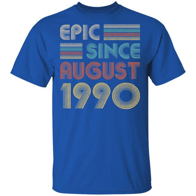 Epic Since August 1990 Vintage 31th Birthday Gifts-T-Shirt & Hoodie-Classic T-Shirt-Royal