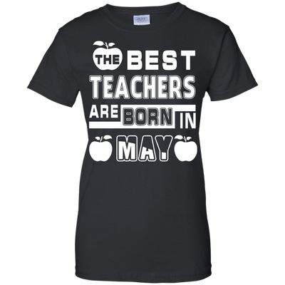 The Best Teachers Are Born In May-T-Shirt & Hoodie-Women's T-Shirt-Black