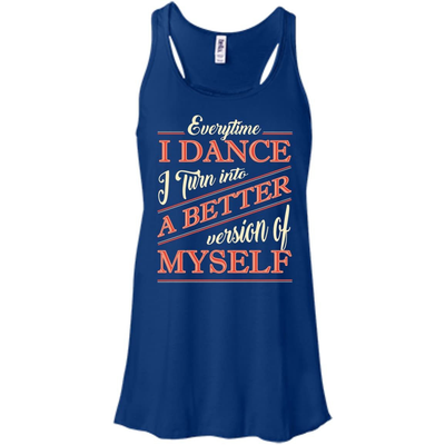 A Better Version Of Myself-T-Shirt & Hoodie-Women's Flowy Racerback Tank-True Royal