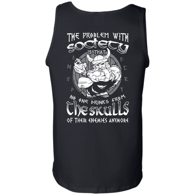 The Problem With Society-T-Shirt & Hoodie-Unisex Tank-Black