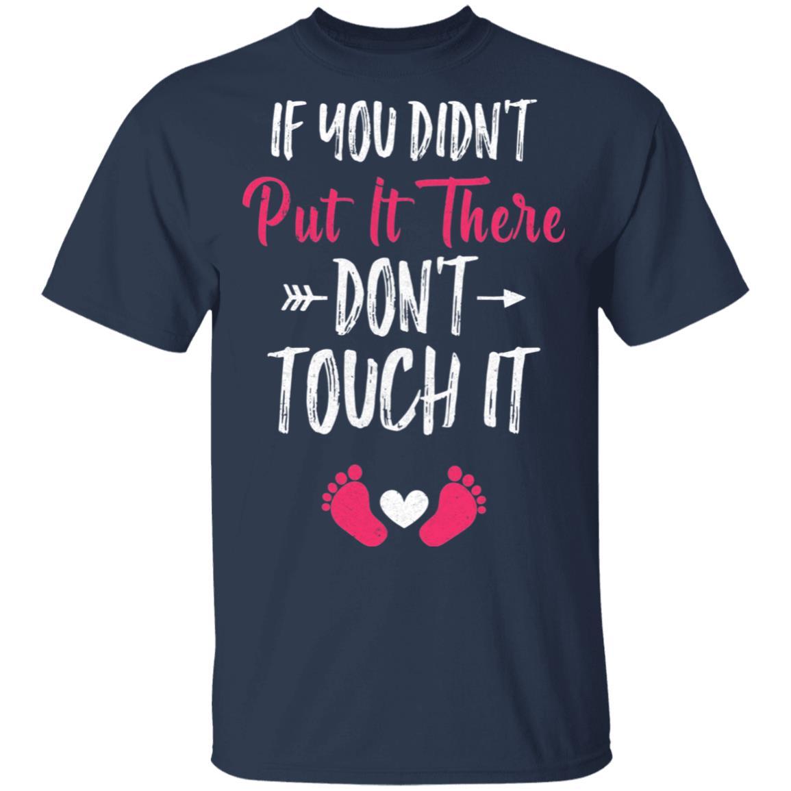 Soon To Be Mommy 2021 Gender Pink If You Didn't Put It There-T-Shirt & Hoodie-Classic T-Shirt-Navy