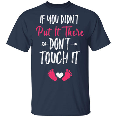 Soon To Be Mommy 2021 Gender Pink If You Didn't Put It There-T-Shirt & Hoodie-Classic T-Shirt-Navy