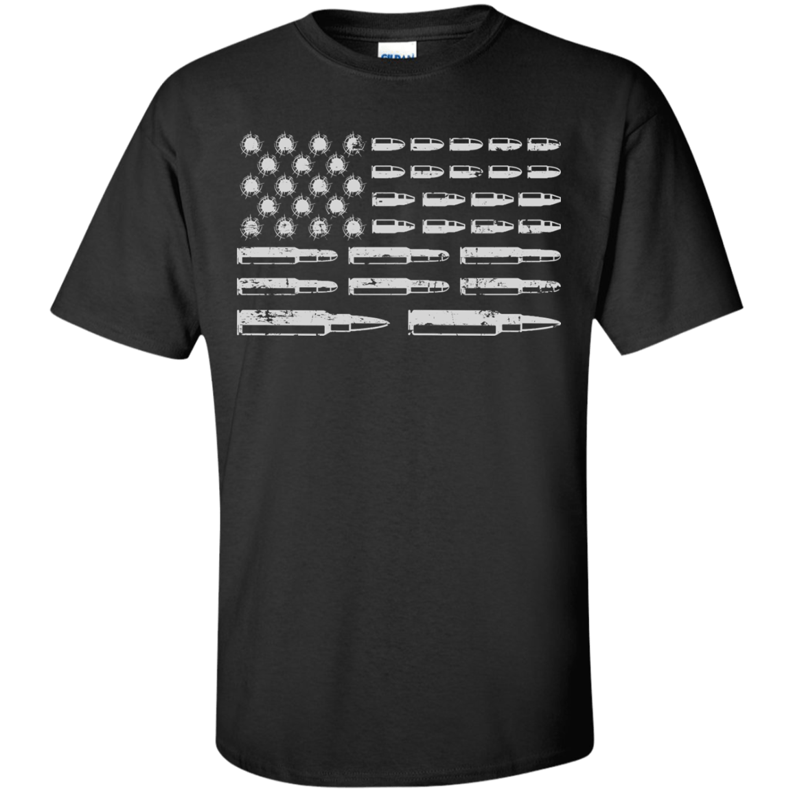 Rifle American Flag Gun Rights-T-Shirt & Hoodie-Classic T-Shirt-Black
