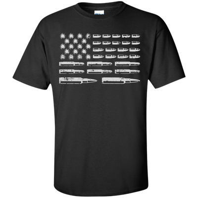 Rifle American Flag Gun Rights-T-Shirt & Hoodie-Classic T-Shirt-Black