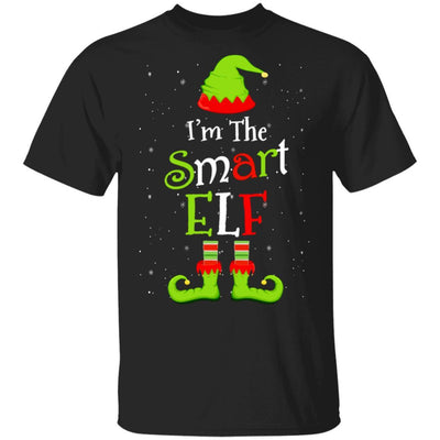 I'm The Smart Elf Family Matching Funny Christmas Group Gift-T-Shirt & Sweatshirt-Classic T-Shirt-Black