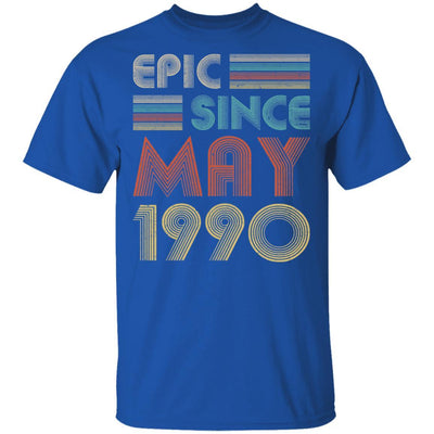 Epic Since May 1990 Vintage 31th Birthday Gifts-T-Shirt & Hoodie-Classic T-Shirt-Royal