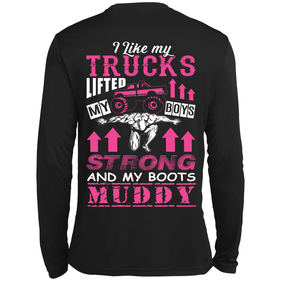 I Like My Trucks-T-Shirt & Hoodie-Long Sleeve T-Shirt-Black