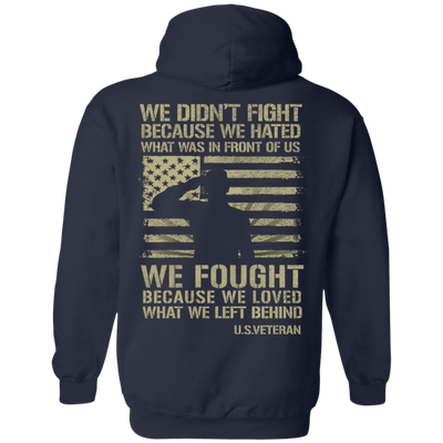 US Veteran Affairs-T-Shirt & Hoodie-Pullover Hoodie-Navy
