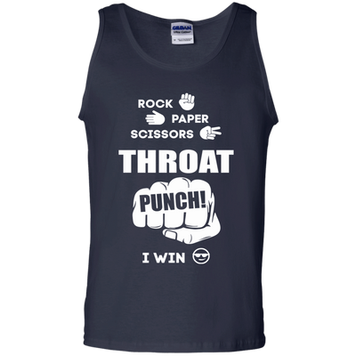 Throat Punch - I Win-T-Shirt & Hoodie-Unisex Tank-Navy