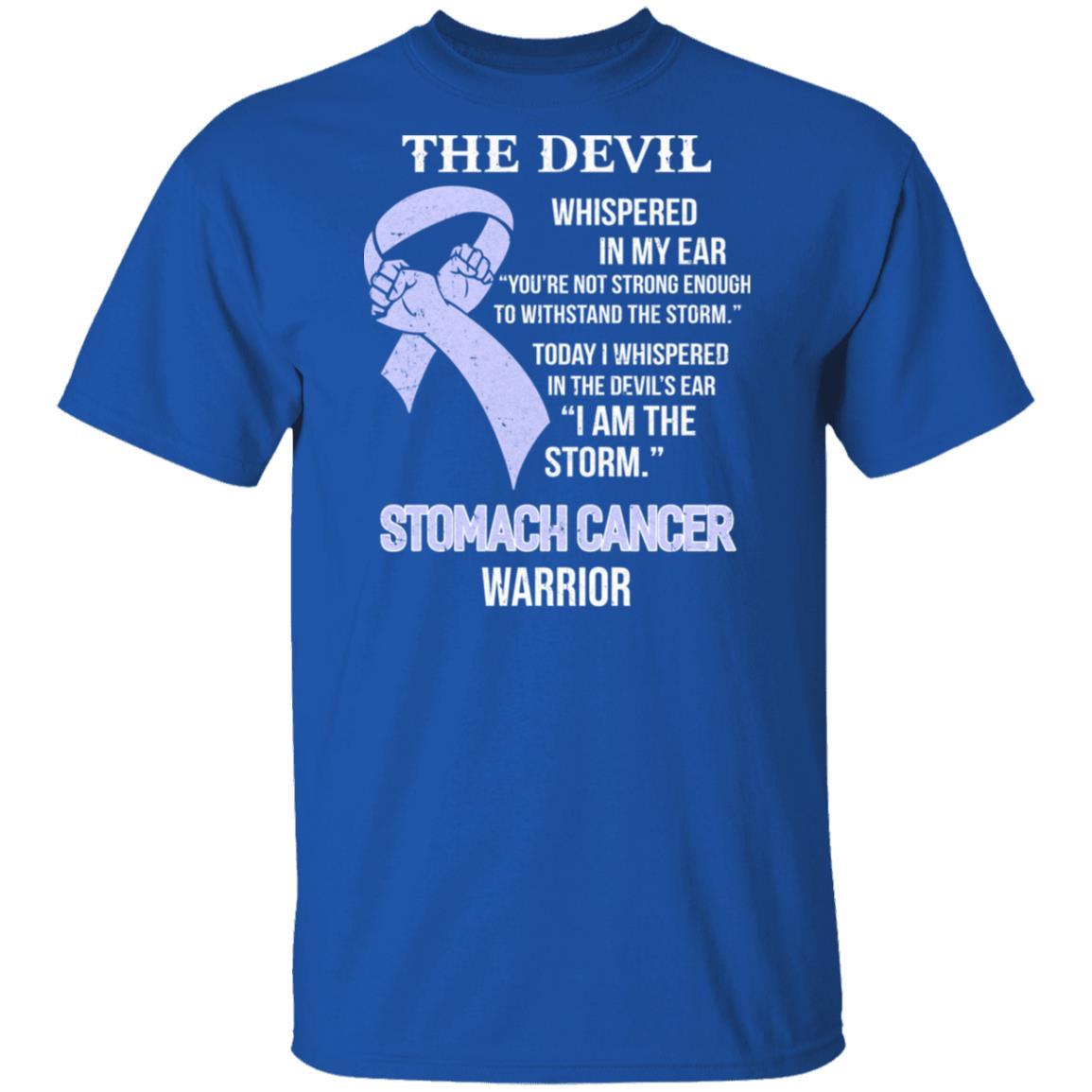 I Am The Storm Support Stomach Cancer Awareness-T-Shirt & Hoodie-Classic T-Shirt-Royal