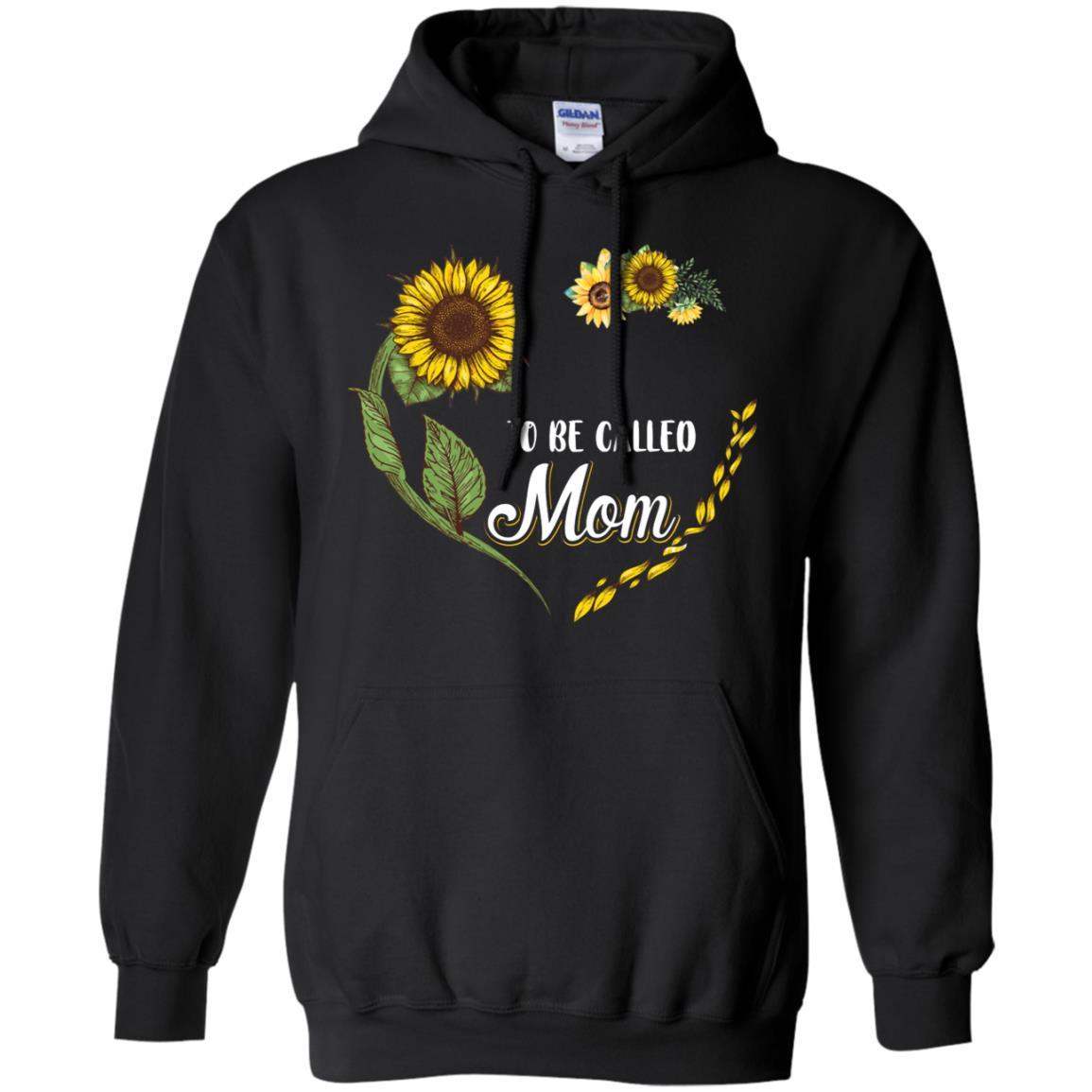Blessed To Be Called Mom Sunflower Mothers Day Gift-T-Shirt & Tank Top-Pullover Hoodie-Black