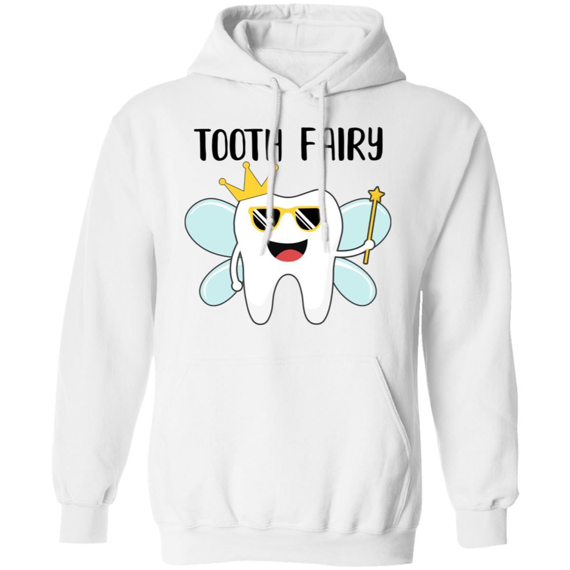 Tooth Fairy Halloween Costume For Adults And Kids-T-Shirt & Hoodie-Pullover Hoodie-White