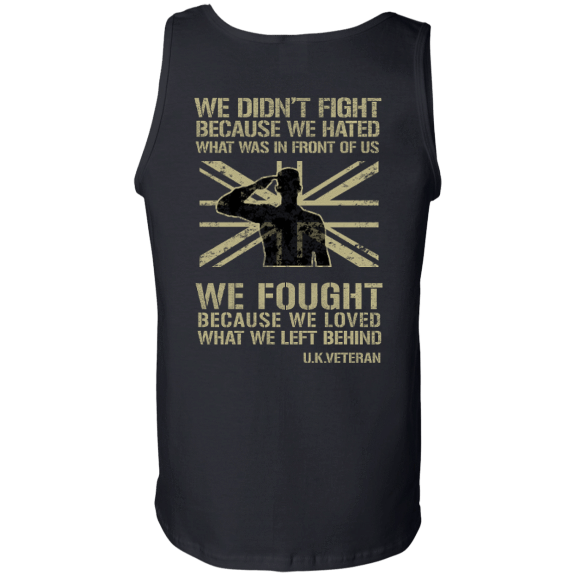 UK Veteran Affairs-T-Shirt & Hoodie-Unisex Tank-Black