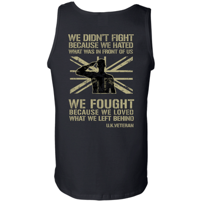 UK Veteran Affairs-T-Shirt & Hoodie-Unisex Tank-Black