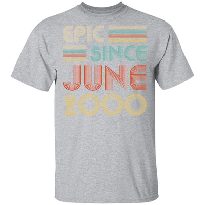 Epic Since June 2000 Vintage 21th Birthday Gifts-T-Shirt & Hoodie-Classic T-Shirt-Sport Grey