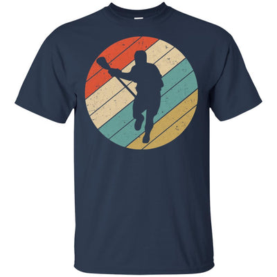 Retro Vintage Lacrosse Gifts-T-Shirt & Tank Top-Classic T-Shirt-Navy