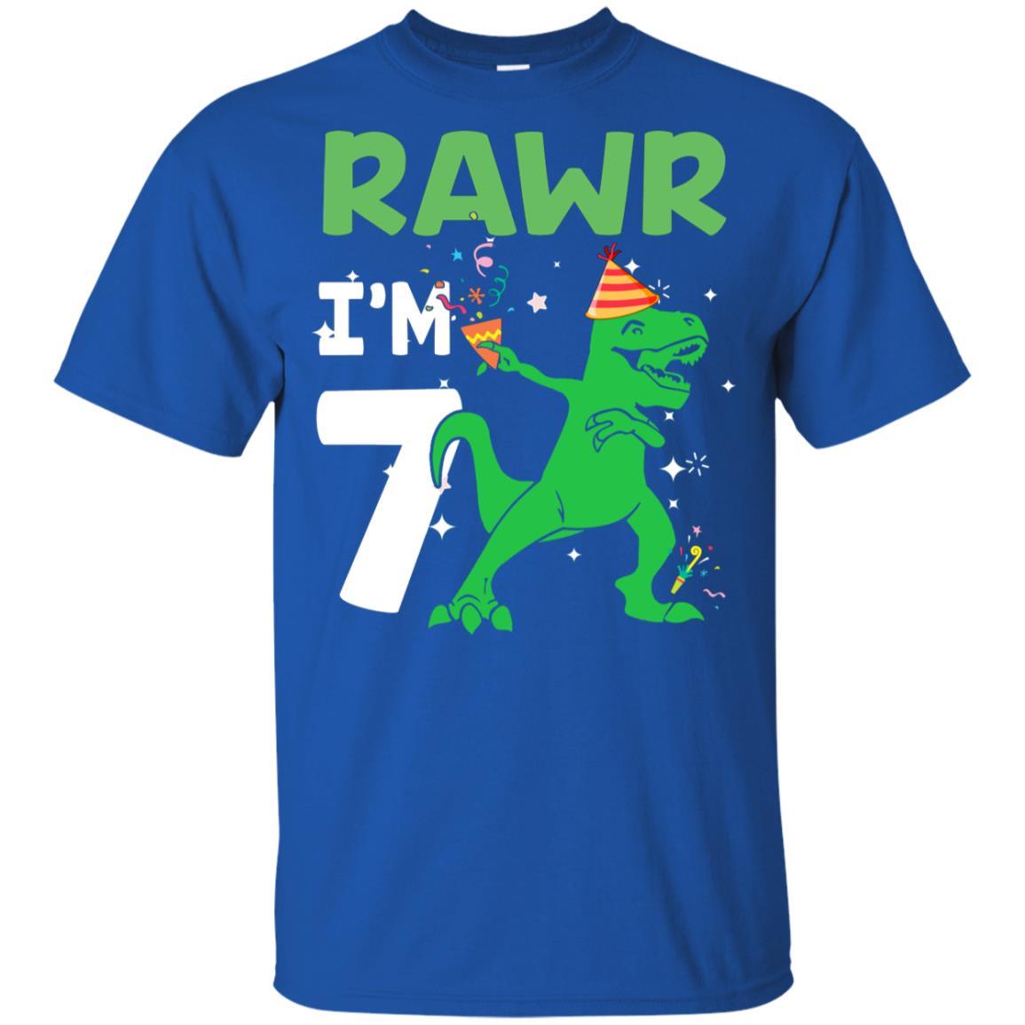 Rawr I'm 9 Birthday Gifts 2012 Dinosaur For Boys Youth-Youth Shirt-Youth T-Shirt-Royal