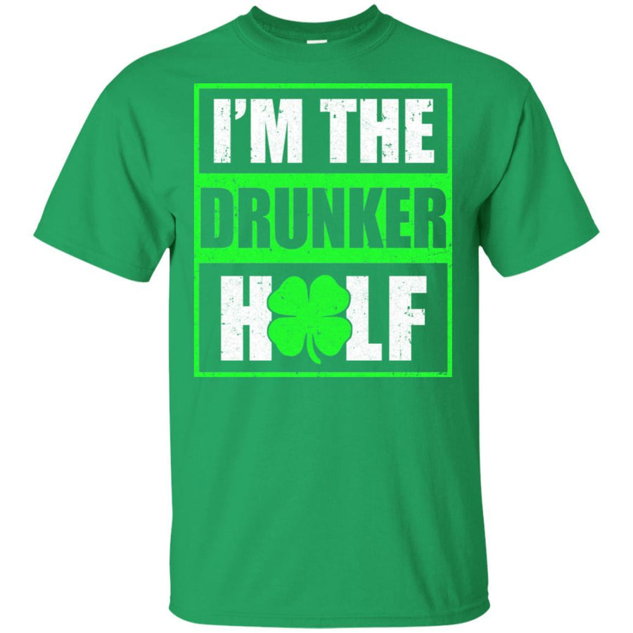 Funny I'm The Drunker Half St Patricks Day-T-Shirt & Hoodie-Classic T-Shirt-Irish Green