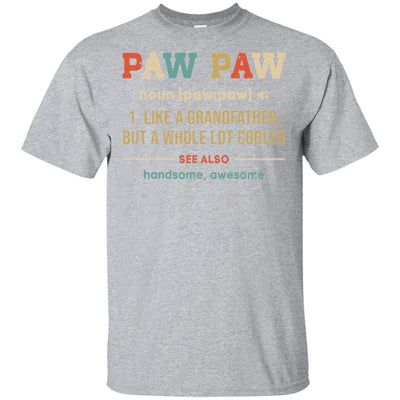 Vintage PawPaw Gifts Grandpa Definition Fathers Day-T-Shirt & Hoodie-Classic T-Shirt-Sport Grey