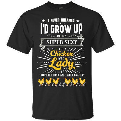Super Sexy Chicken Lady-T-Shirt & Hoodie-Classic T-Shirt-Black