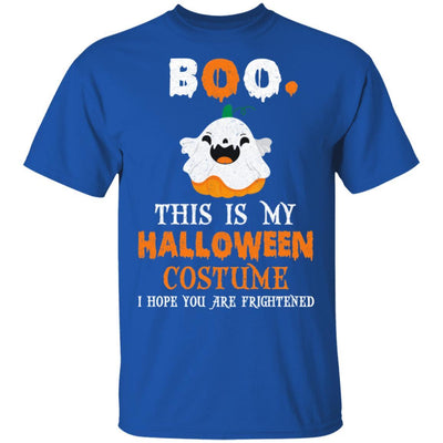 Boo Pumpkin Sarcastic Funny Halloween Costume-T-Shirt & Hoodie-Classic T-Shirt-Royal