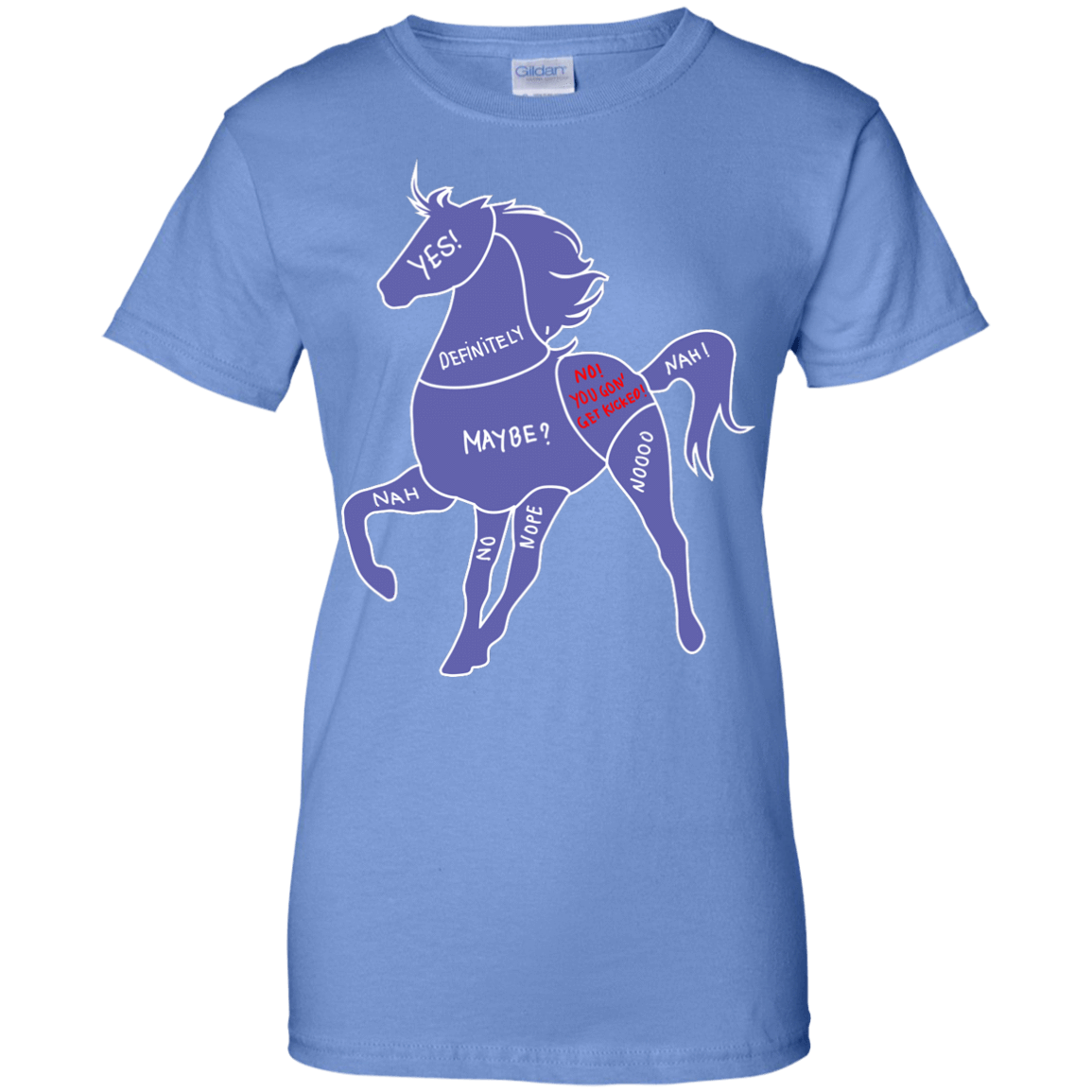 Proper way to pet a Horse lover-T-Shirt & Hoodie-Women's T-Shirt-Iris