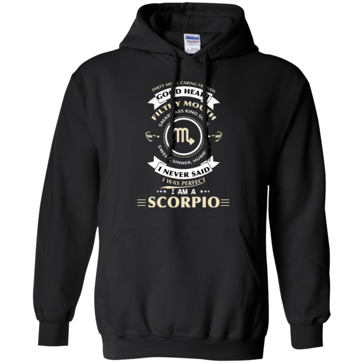 I'm A Scorpio-T-Shirt & Hoodie-Pullover Hoodie-Black