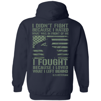 US Veteran Affairs-T-Shirt & Hoodie-Pullover Hoodie-Navy