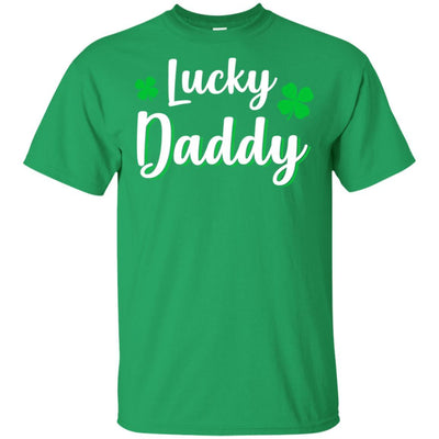 Luckiest Lucky Daddy St Patricks Day-T-Shirt & Hoodie-Classic T-Shirt-Irish Green