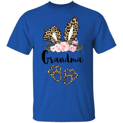 Flower Leopard Bunny Grandma Easter Day Women Gifts-T-Shirt & Hoodie-Classic T-Shirt-Royal
