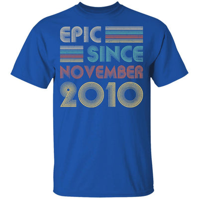 Epic Since November 2010 Vintage 11th Birthday Gifts Youth-Youth Shirt-Youth T-Shirt-Royal