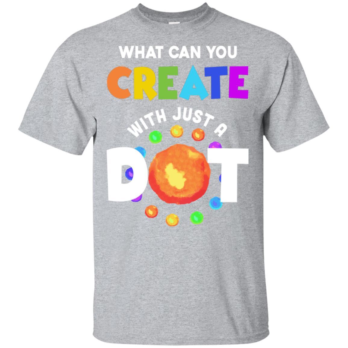 Happy The Dot Day 2021 What Can You Creat With Just A Dot-T-Shirt & Hoodie-Classic T-Shirt-Sport Grey