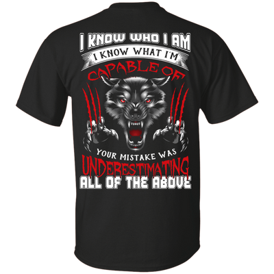 I Know who I Am I Know What I'm Capable-T-Shirt & Hoodie-Classic T-Shirt-Black