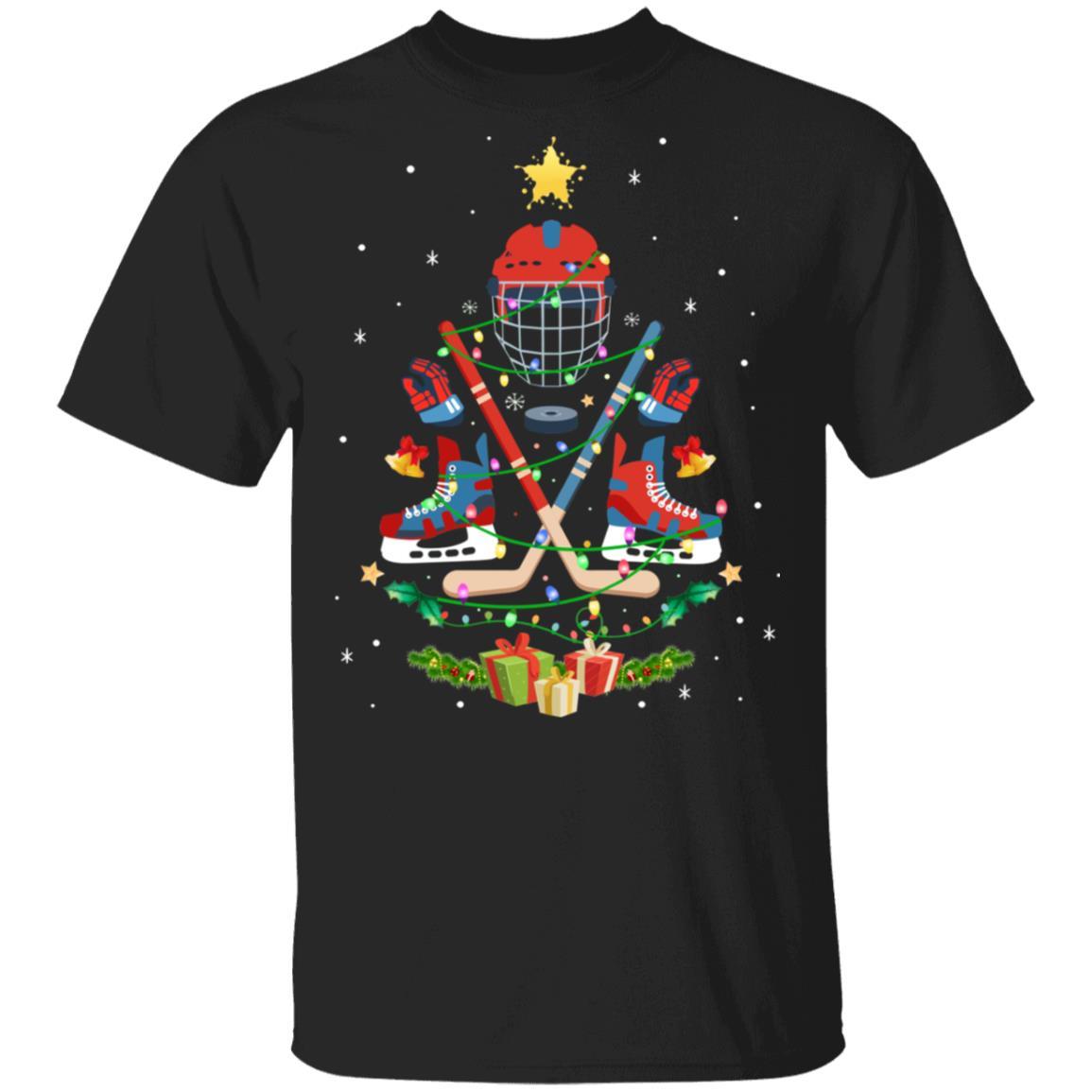 Ice Hockey Christmas Tree Ornament Funny Xmas Gift